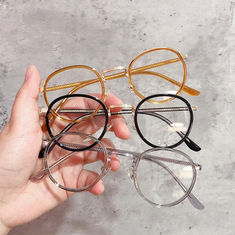 seemfly TR Anti Blue Light Glasses Fashionable Round Spectacles Frame Women Men Computer Goggles Flat Mirror Eyeglasses
seemfly TR Anti Blue Light Glasses Fashionable Round Spectacles Frame Women Men Computer Goggles Flat Mirror Eyeglasses