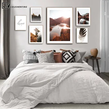 Autumn Landscape Poster Nordic Style Feather Forest Sunset Nature Print Wall Art Picture Canvas Painting Scandinavian Home Decor
Autumn Landscape Poster Nordic Style Feather Forest Sunset Nature Print Wall Art Picture Canvas Painting Scandinavian Home Decor