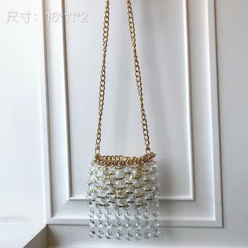 2020 Spring And Summer New Style Western Style Handmade Woven Bag Crystal Square Bag Hand Crossbody Bag Women's
2020 Spring And Summer New Style Western Style Handmade Woven Bag Crystal Square Bag Hand Crossbody Bag Women's