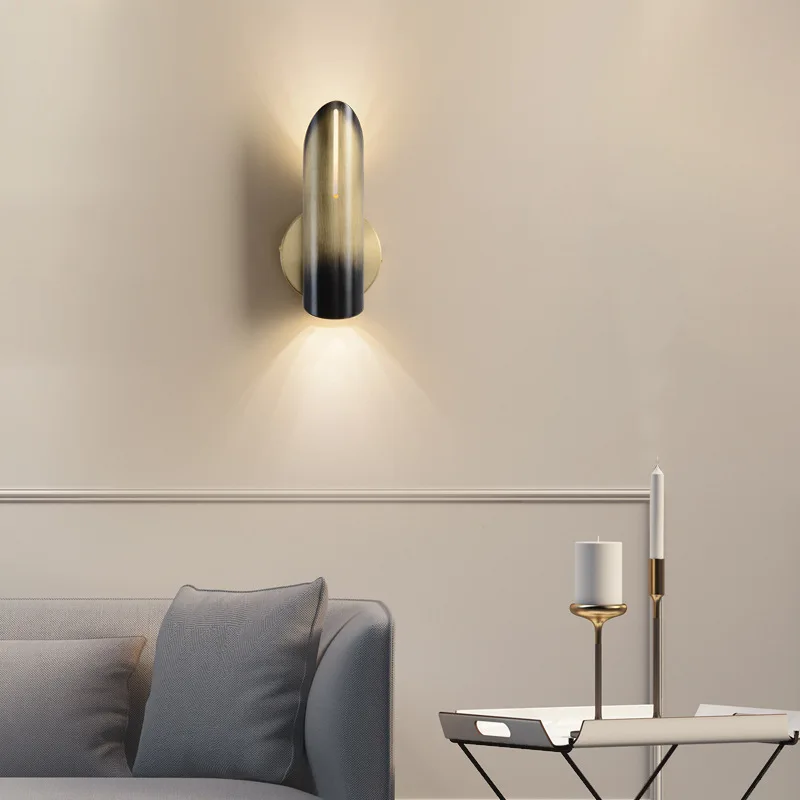 Post Modern Light Luxury Living Room Background Wall Corridor Stairway Lamp American Retro Full Copper B5526
Post Modern Light Luxury Living Room Background Wall Corridor Stairway Lamp American Retro Full Copper B5526