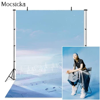 Mocsicka Sheet Music Photography Background Musical Note Starry Sky Backdrop Newborn Child Portrait Decoration Props Studio
Mocsicka Sheet Music Photography Background Musical Note Starry Sky Backdrop Newborn Child Portrait Decoration Props Studio