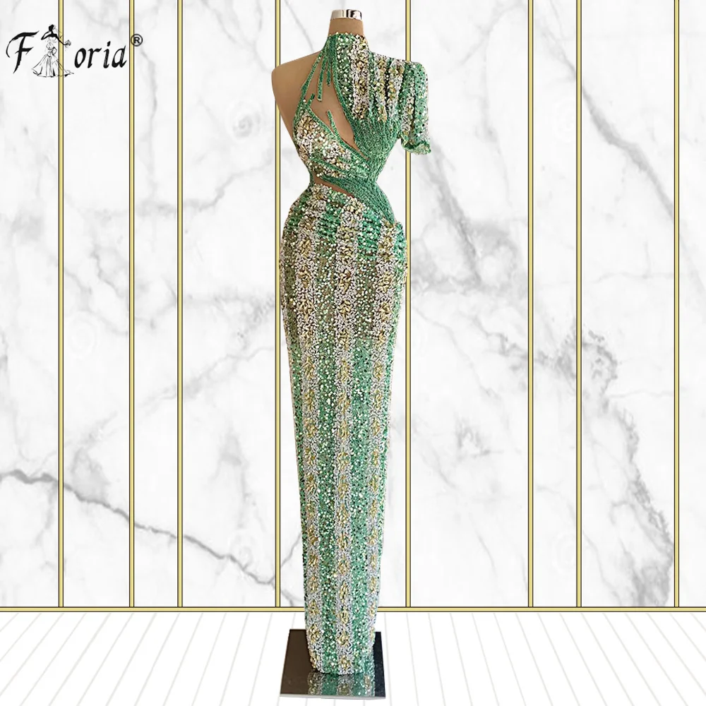 Haute Couture Lace Illusion Formal Party Dress Custom Made Colorful Sequined Arabic Dubai Trumpet Evening Gown Robes De Soiree
Haute Couture Lace Illusion Formal Party Dress Custom Made Colorful Sequined Arabic Dubai Trumpet Evening Gown Robes De Soiree