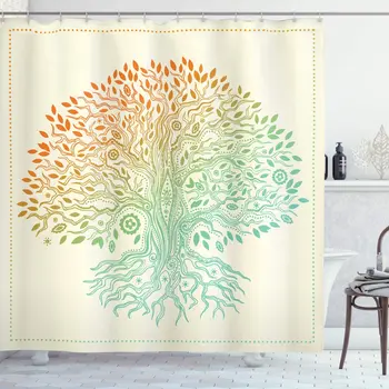 Vintage Tree of Life Pattern Tribal Cultural Mandala Bath Curtains Bathroom Decor with Hooks
Vintage Tree of Life Pattern Tribal Cultural Mandala Bath Curtains Bathroom Decor with Hooks