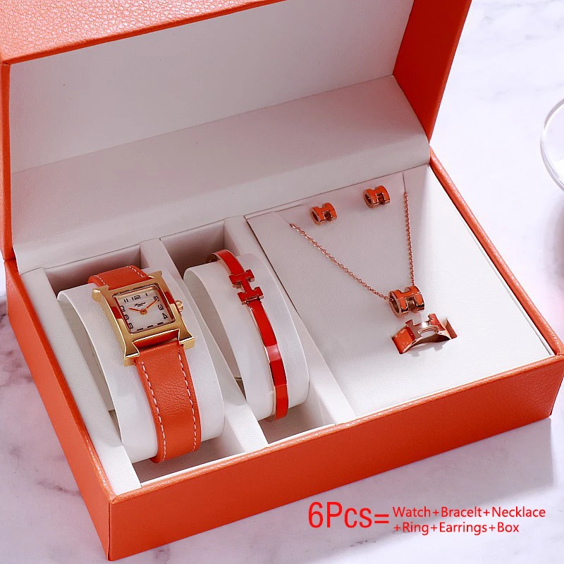 Luxury Ladies Quartz Wrist Watch plus 4pc gifts in a gift box 10 Luxury Ladies Quartz Wrist Watch plus 4pc gifts in a gift box 16