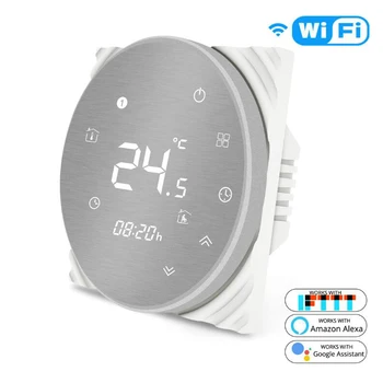 Smart WiFi Touch Thermostat Temperature Wireless Controller For Water/Electric Floor Heating Water/Gas Boiler Works Google Home
Smart WiFi Touch Thermostat Temperature Wireless Controller For Water/Electric Floor Heating Water/Gas Boiler Works Google Home