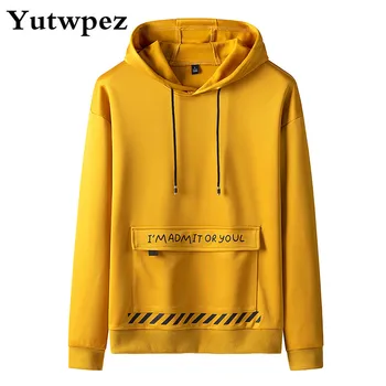 Hoodies Men Autumn Hip Hop Solid Mens Hooded Sweatshirt Fashion Pullover Male Front Pocket Streetwear New Tracksuits Man 2019
Hoodies Men Autumn Hip Hop Solid Mens Hooded Sweatshirt Fashion Pullover Male Front Pocket Streetwear New Tracksuits Man 2019