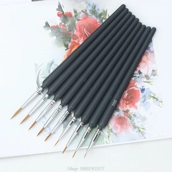 9 Pieces Fine Detail Paint Brush Miniature Painting Brushes Kit Mini Paints Brush Set for Acrylic, Watercolor S21 20 Dropship 
9 Pieces Fine Detail Paint Brush Miniature Painting Brushes Kit Mini Paints Brush Set for Acrylic, Watercolor S21 20 Dropship