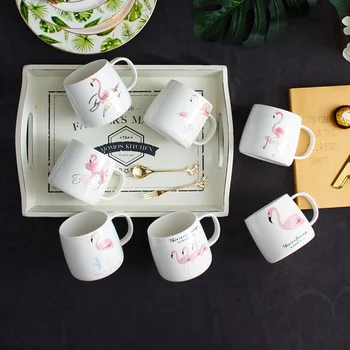 Chic Pink Ceramic Mug Breakfast Milk Coffee Tea Cup Creative Flamingo Gold Plated Mugs Large Capacity Drinkware Novelty Gifts
Chic Pink Ceramic Mug Breakfast Milk Coffee Tea Cup Creative Flamingo Gold Plated Mugs Large Capacity Drinkware Novelty Gifts