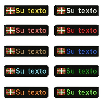Basque Flag Embroidery Custom Name Text Patch Stripes badge Iron On Or Sew On Or Velcro Backing Patches For Clothes Backpack Hat
Basque Flag Embroidery Custom Name Text Patch Stripes badge Iron On Or Sew On Or Velcro Backing Patches For Clothes Backpack Hat