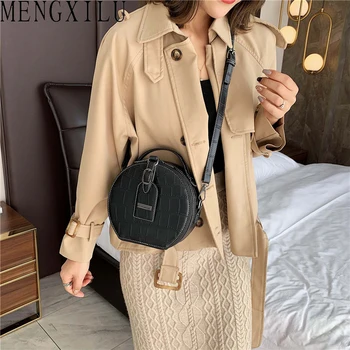 MENGXILU Fashion Girls Leather Messenger Bag Ladies Top-Handle Hand Bags Alligator PU Small Circular Crossbody Bags For Women
MENGXILU Fashion Girls Leather Messenger Bag Ladies Top-Handle Hand Bags Alligator PU Small Circular Crossbody Bags For Women