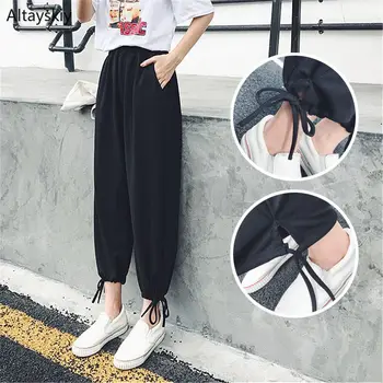 Pants Women 2020 Spring and Autumn Leisure Korean Style Loose Black Womens Ankle-Length Wide Leg Trousers Female Daily Trendy
Pants Women 2020 Spring and Autumn Leisure Korean Style Loose Black Womens Ankle-Length Wide Leg Trousers Female Daily Trendy