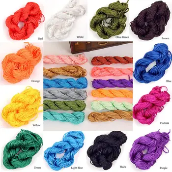 1mm Nylon Cord Thread Chinese knot Macrame Tassels Bracelet&Necklace Braided String For Jewelry Making DIY Cord Thread
1mm Nylon Cord Thread Chinese knot Macrame Tassels Bracelet&Necklace Braided String For Jewelry Making DIY Cord Thread