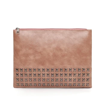 Rivet Clutch Women Casual Purse Leather Handbag Money Zipper Coin Purse Cards ID Holder Phone Pouch Envelope Bags
Rivet Clutch Women Casual Purse Leather Handbag Money Zipper Coin Purse Cards ID Holder Phone Pouch Envelope Bags