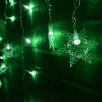Garden Waterproof Window Curtain Festival Hanging Snow Flake Shaped LED Fairy Light Wedding Party Home Christmas Decor DIY 
Garden Waterproof Window Curtain Festival Hanging Snow Flake Shaped LED Fairy Light Wedding Party Home Christmas Decor DIY