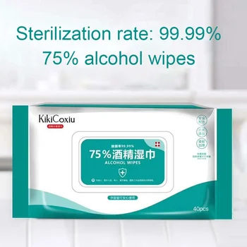 Top 40pcs/bag Household 75 Degree Disinfection Wipes Free Hand Wash Sterilization Disinfection Free Cleaning Wipes
Top 40pcs/bag Household 75 Degree Disinfection Wipes Free Hand Wash Sterilization Disinfection Free Cleaning Wipes
