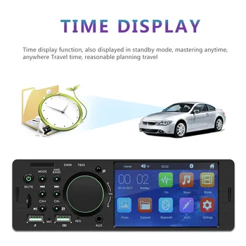 4.1 inch touch screen In-Dash Bluetooth Car Radios Stereo Audio Music FM Aux TF Mp3 Player rear backup camera USB phone charging
4.1 inch touch screen In-Dash Bluetooth Car Radios Stereo Audio Music FM Aux TF Mp3 Player rear backup camera USB phone charging