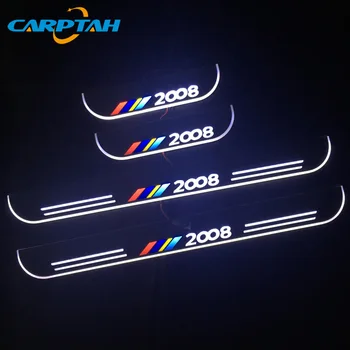 Carptah 4PCS Acrylic Moving LED Welcome Pedal Car Scuff Plate Pedal Door Sill Pathway Light For Peugeot 2008 2014 - 2018 2019
Carptah 4PCS Acrylic Moving LED Welcome Pedal Car Scuff Plate Pedal Door Sill Pathway Light For Peugeot 2008 2014 - 2018 2019