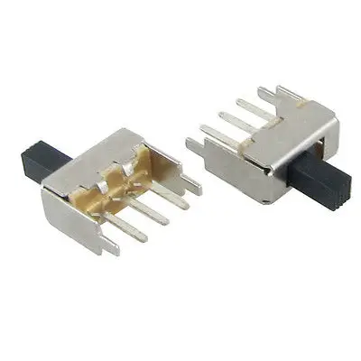 5 Pcs x 6mm Height Knob 3 Pin 2 Position 1P2T SPDT Mini Slide Switch 0.5A 50V DC
5 Pcs x 6mm Height Knob 3 Pin 2 Position 1P2T SPDT Mini Slide Switch 0.5A 50V DC