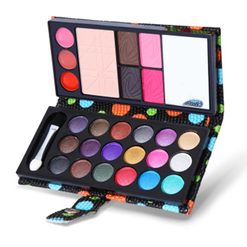 Pearl Eyeshadow Palette Natural 26 Colors Makeup Modification Lip Gloss Blush Set with Button Bag
Pearl Eyeshadow Palette Natural 26 Colors Makeup Modification Lip Gloss Blush Set with Button Bag