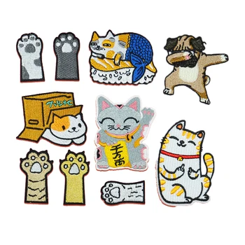 Japanese Movie Style Cat Dog Pattern Animals Embroidered Patches Iron Sewing on Patches for Clothes Bag Jacket Decoration
Japanese Movie Style Cat Dog Pattern Animals Embroidered Patches Iron Sewing on Patches for Clothes Bag Jacket Decoration