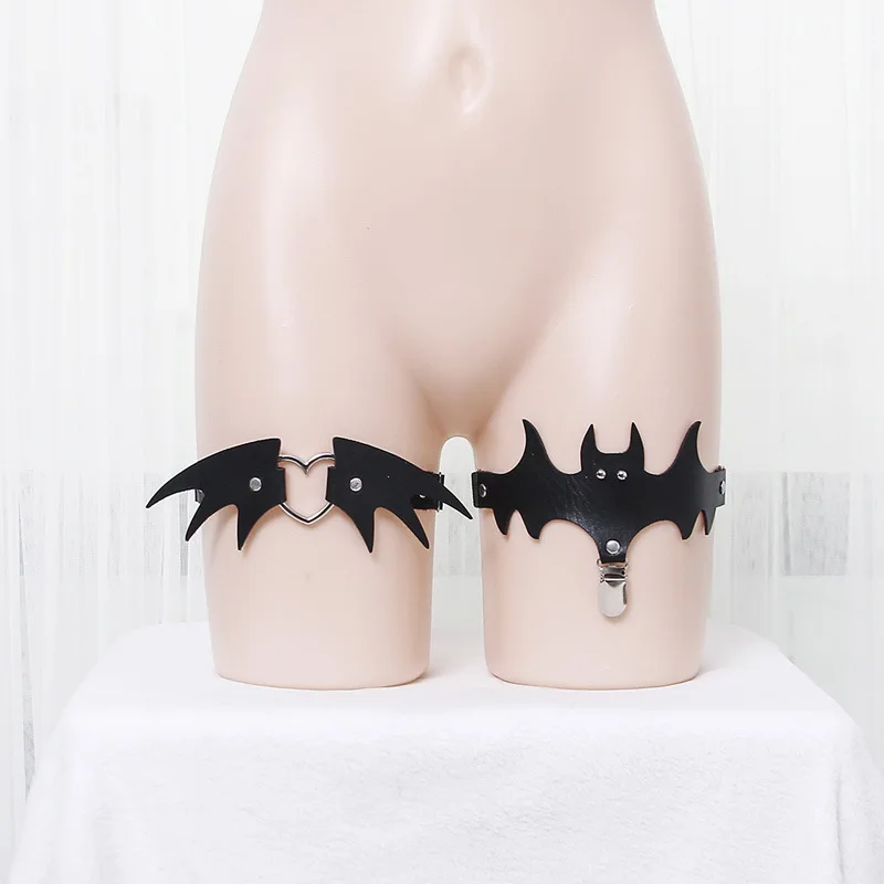 Halloween erotic underwear bat wings accessories personality legs bat wings leather garter socks clips leg ring Halloween sexy
Halloween erotic underwear bat wings accessories personality legs bat wings leather garter socks clips leg ring Halloween sexy