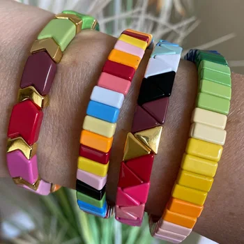 Shinus Rainbow Bracelet For Girl 2020 Fashion Stretch Enamel Bead Jewelry Bohemian Colorful Jewellery Alloy Bracelets Gift
Shinus Rainbow Bracelet For Girl 2020 Fashion Stretch Enamel Bead Jewelry Bohemian Colorful Jewellery Alloy Bracelets Gift