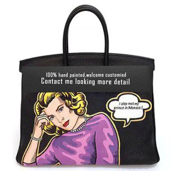 ART Draw POP Girls women Genuine Leather Shoulder Bag Retro Crossbody Bag Large Capacity bags for women Lock classic handbags
ART Draw POP Girls women Genuine Leather Shoulder Bag Retro Crossbody Bag Large Capacity bags for women Lock classic handbags