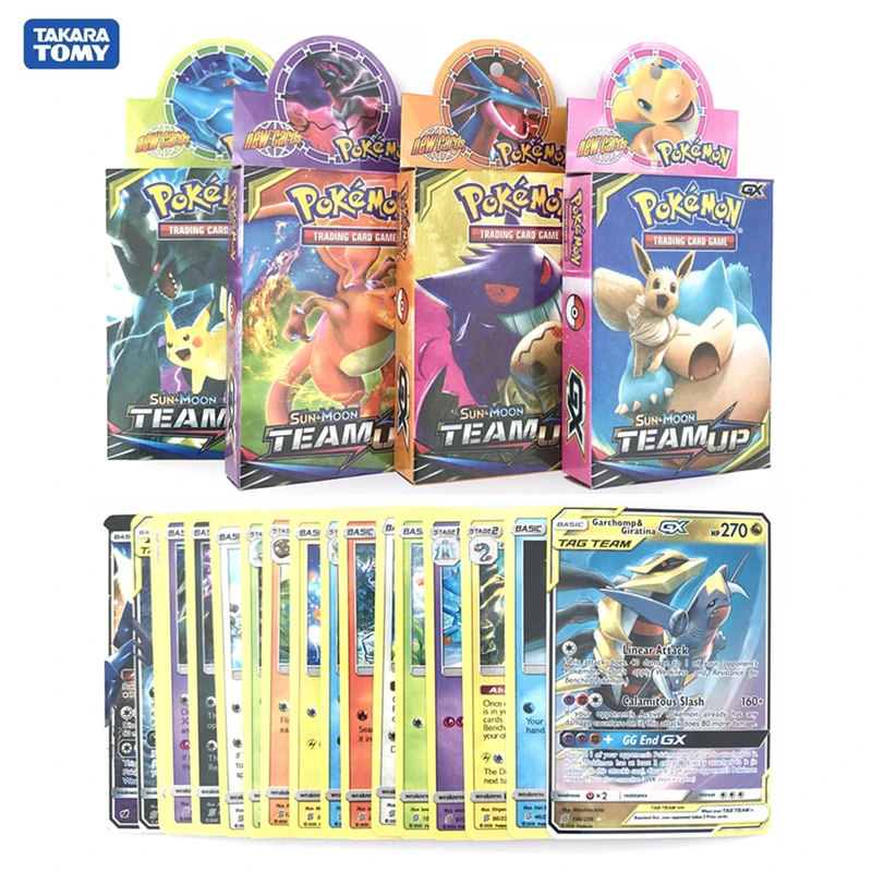 Hot Toys Pokemon Cards Sun & Moon Team Up Booster Box Collectible Trading Card Game Toy Pokemon Game Card GX For Children
Hot Toys Pokemon Cards Sun & Moon Team Up Booster Box Collectible Trading Card Game Toy Pokemon Game Card GX For Children