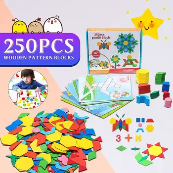 250Pcs/set Montessori Wooden Math Puzzle Toys for Children Early Education Teaching Toys Wood Sensory Preschool Geometry Gifts
250Pcs/set Montessori Wooden Math Puzzle Toys for Children Early Education Teaching Toys Wood Sensory Preschool Geometry Gifts
