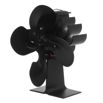 Black Fireplace 4 Blade Heat Powered Stove Fan komin Log Wood Burner Eco Friendly Quiet Fan Home Efficient Heat Distribution
Black Fireplace 4 Blade Heat Powered Stove Fan komin Log Wood Burner Eco Friendly Quiet Fan Home Efficient Heat Distribution