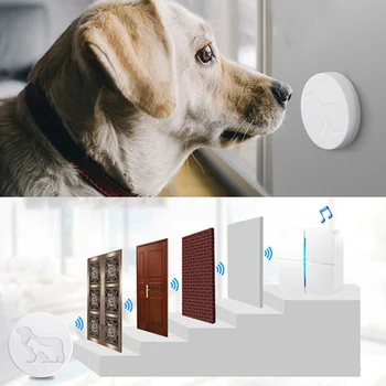 Wireless Dog Door Bellouch Button Adjustable Dograining Bell For Door Housetraining Paw Bells For Going Outside
Wireless Dog Door Bellouch Button Adjustable Dograining Bell For Door Housetraining Paw Bells For Going Outside
