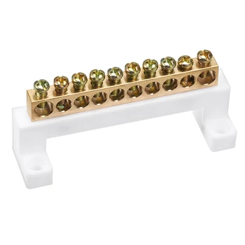 uxcell 1pcs 2pcs Terminal Block Connector Bar 10 Positions Single Row High Bridge Design Electric Barrier Bar Copper
uxcell 1pcs 2pcs Terminal Block Connector Bar 10 Positions Single Row High Bridge Design Electric Barrier Bar Copper