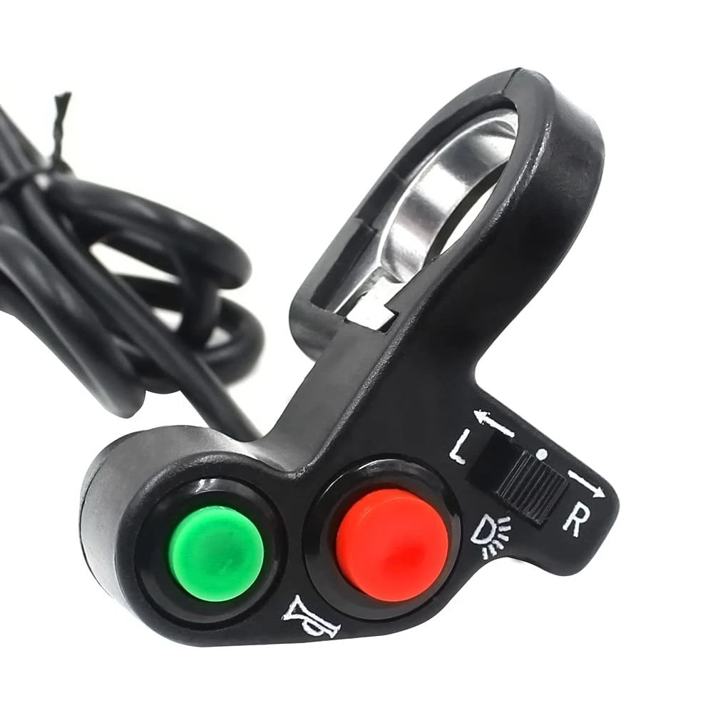SMAUTOP Motorcycle Handlebar Switch Electric Bike Scooter Horn Turn Signals On/Off Button Light Switch
SMAUTOP Motorcycle Handlebar Switch Electric Bike Scooter Horn Turn Signals On/Off Button Light Switch
