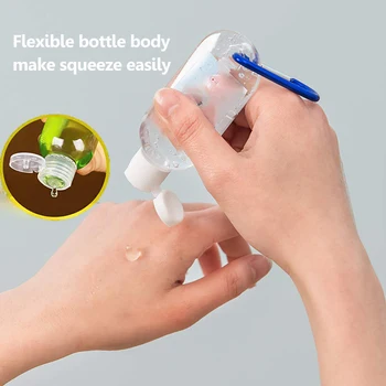 8Pcs/Lot 50ml Empty Refillable Bottle With Key Ring Travel Transparent Plastic Perfume My Small Hand Sanitizer Bottles
8Pcs/Lot 50ml Empty Refillable Bottle With Key Ring Travel Transparent Plastic Perfume My Small Hand Sanitizer Bottles