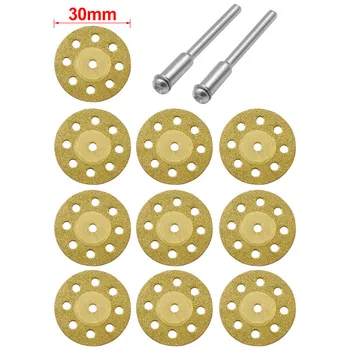 10 Pcs Diamond Cutting Disc with 2 Arbor Shafts for Gemstones Glass Concrete Brick XH8Z 
10 Pcs Diamond Cutting Disc with 2 Arbor Shafts for Gemstones Glass Concrete Brick XH8Z
