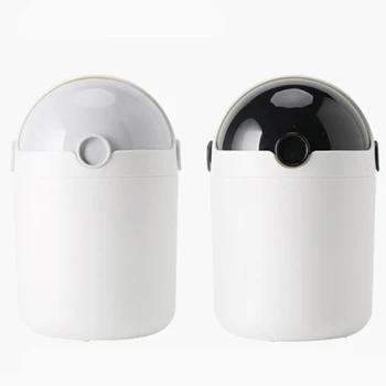 Mini Waste Bin Desktop Garbage Basket Table Home Trash Can Roll Press with Lid Creative Cute Desktop Trash Home Living Room-Turn
Mini Waste Bin Desktop Garbage Basket Table Home Trash Can Roll Press with Lid Creative Cute Desktop Trash Home Living Room-Turn
