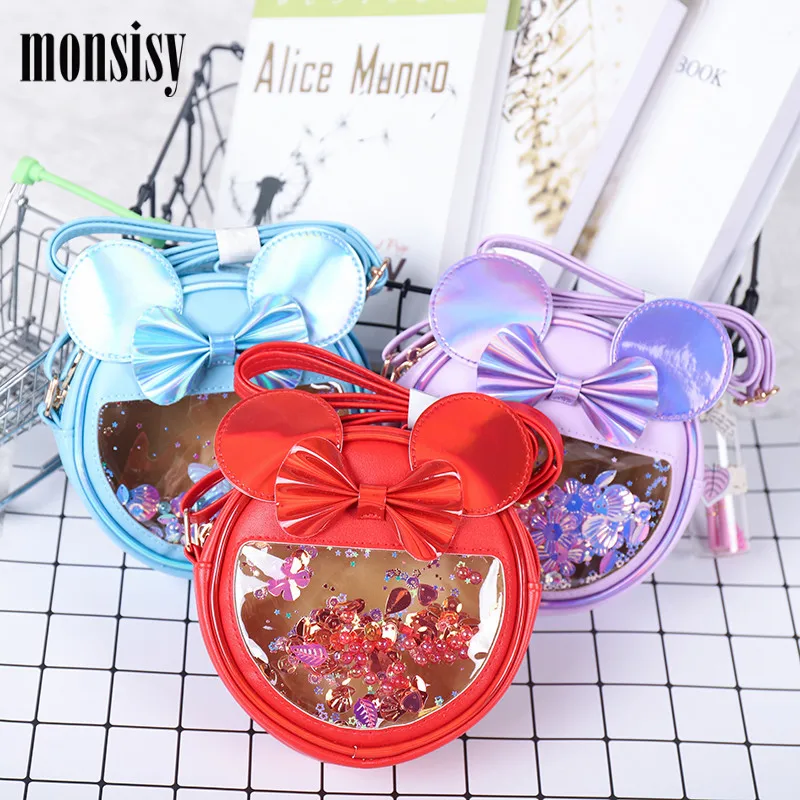 Monsisy New Children Coin Purse and Handbag For Girl Shiny Crossbody Bag Cartoon Mouse Bow Cat Bag Kid Wallet Baby Money Bolsa
Monsisy New Children Coin Purse and Handbag For Girl Shiny Crossbody Bag Cartoon Mouse Bow Cat Bag Kid Wallet Baby Money Bolsa