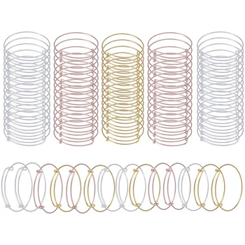 75Pcs Expandable Bangle Bracelet Adjustable Bracelets Blank Wire Bangle for Women DIY Jewelry Making
75Pcs Expandable Bangle Bracelet Adjustable Bracelets Blank Wire Bangle for Women DIY Jewelry Making