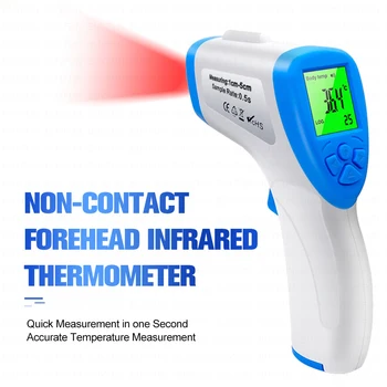Non-contact infrared digital thermometer gun child adult forehead ear body temperature detection thermometer to prevent colds
Non-contact infrared digital thermometer gun child adult forehead ear body temperature detection thermometer to prevent colds