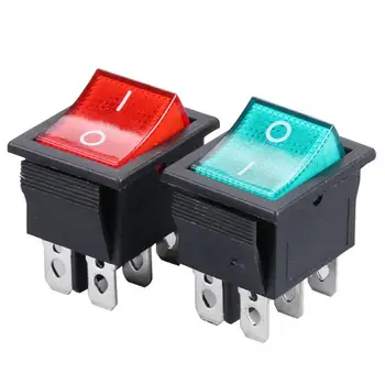 125/220/250V 6 Pin Boat LED Light On/Off Electric Power Toggle Rocker Switch,Durable Rocker switch comes with a keyhole slot
125/220/250V 6 Pin Boat LED Light On/Off Electric Power Toggle Rocker Switch,Durable Rocker switch comes with a keyhole slot