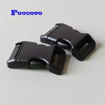 200pcs/lot plastic release buckle snap hook 25mm webbing DIY dog collar bags paracord backpack accessories safety belt buckle
200pcs/lot plastic release buckle snap hook 25mm webbing DIY dog collar bags paracord backpack accessories safety belt buckle
