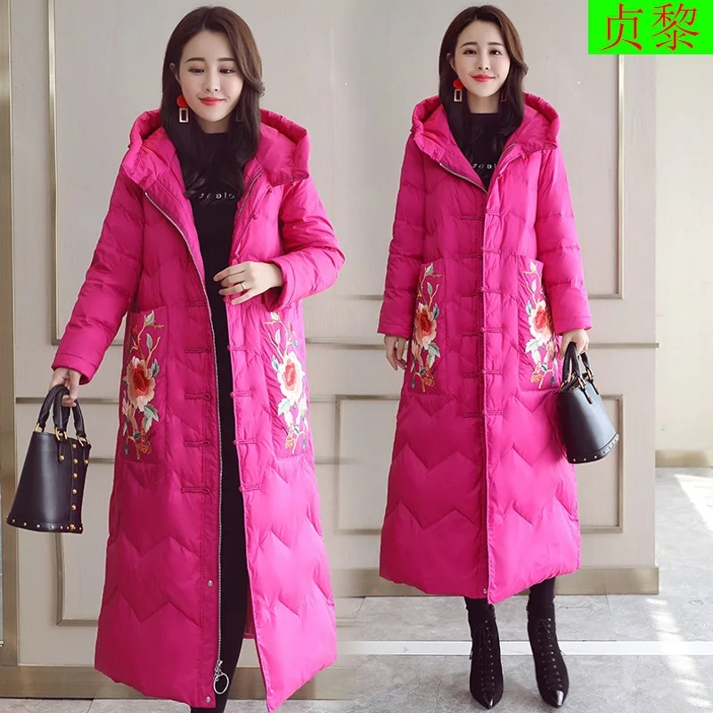 Cotton Coat Women's 2018 New Style Winter down Feather Fashion Cotton-padded Jacket Ladies' China Wave-Style Coat Mid-length ove
Cotton Coat Women's 2018 New Style Winter down Feather Fashion Cotton-padded Jacket Ladies' China Wave-Style Coat Mid-length ove