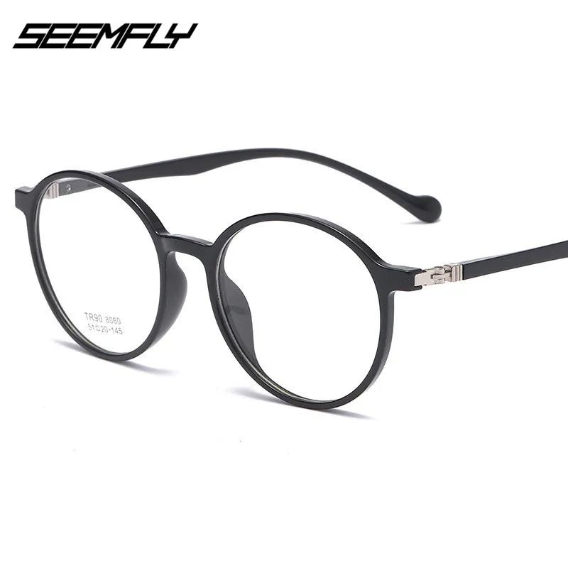 SEEMFLY Round Spectacle Frames Women Men Optical Frame Transparent Glasses For Student Computer Glasses Frames With Clear Glass
SEEMFLY Round Spectacle Frames Women Men Optical Frame Transparent Glasses For Student Computer Glasses Frames With Clear Glass