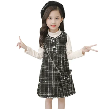 Kids Clothes Plaid Dress + Blouse + Bag Teenage Girls Clothing Casual Clothes For Teenage Girls Spring Autumn Children's Suits
Kids Clothes Plaid Dress + Blouse + Bag Teenage Girls Clothing Casual Clothes For Teenage Girls Spring Autumn Children's Suits