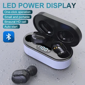 TWS Wireless Bluetooth 5.0 Mini Sports Headphones Fashion Earphones Gaming Headset In-Ear Earbuds For iPhone XiaoMi LED Display
TWS Wireless Bluetooth 5.0 Mini Sports Headphones Fashion Earphones Gaming Headset In-Ear Earbuds For iPhone XiaoMi LED Display