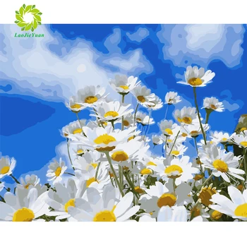 LaoJieYuan Full Square/Round Diamond Painting Kit Landscape 5D DIY Embroidery Mosaic Daisy Flowers pebble round Decorations Home
LaoJieYuan Full Square/Round Diamond Painting Kit Landscape 5D DIY Embroidery Mosaic Daisy Flowers pebble round Decorations Home