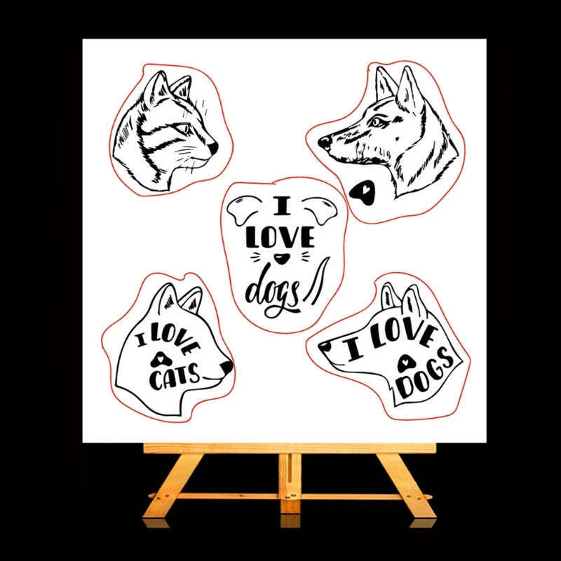 Cute Cat Dog DIY Silicone Clear Stamp Cling Seal Scrapbook Embossing Album Decor Craft
Cute Cat Dog DIY Silicone Clear Stamp Cling Seal Scrapbook Embossing Album Decor Craft