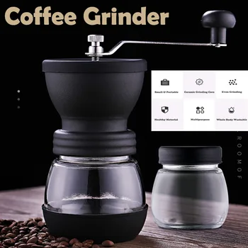 Manual Coffee Mill Grinder with Ceramic Burrs,Hand Coffee Mill Coffee Bean Grinder Burr Portable Cafe Coffee Pot Bean Mill Make
Manual Coffee Mill Grinder with Ceramic Burrs,Hand Coffee Mill Coffee Bean Grinder Burr Portable Cafe Coffee Pot Bean Mill Make