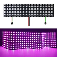 DC5V WS2812B LED Digital Flexible Individually Addressable Panel Light WS2812 8*8 16*16 8*32 Pxiels Module Matrix Screen
DC5V WS2812B LED Digital Flexible Individually Addressable Panel Light WS2812 8*8 16*16 8*32 Pxiels Module Matrix Screen