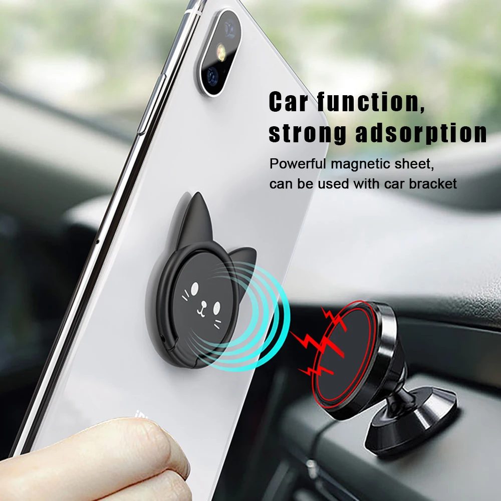 360 Electroplating Magnetic Ring Bracket Universal Car Cute Kitten Mobile Phone Bracket Ring Buckle for IPhone X Pad for Xiaomi
360 Electroplating Magnetic Ring Bracket Universal Car Cute Kitten Mobile Phone Bracket Ring Buckle for IPhone X Pad for Xiaomi